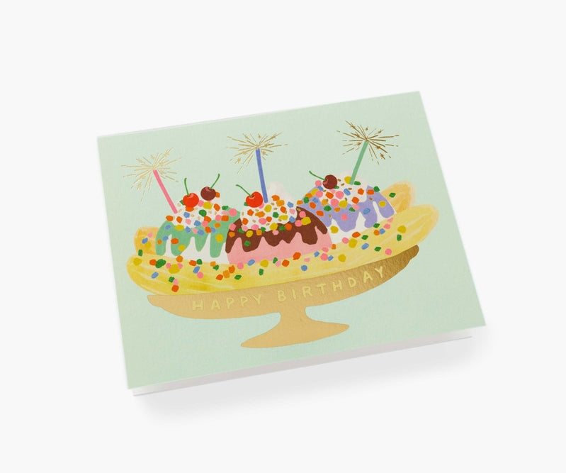 Rifle Paper Co. "Banana Split" Birthday Card