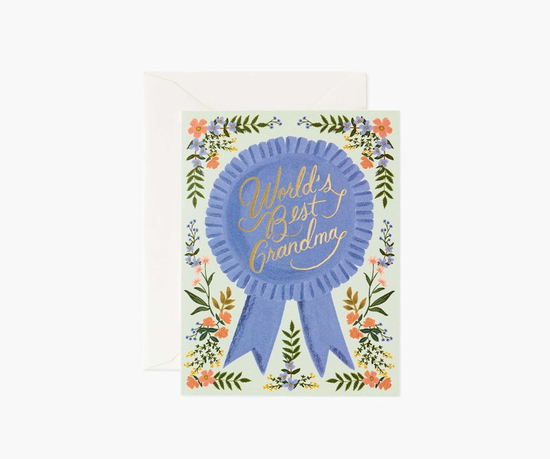Rifle Paper Co. "World's Best Grandma" Card