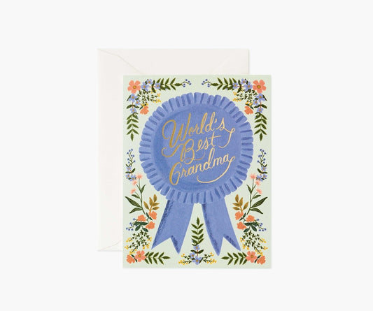 Rifle Paper Co. "World's Best Grandma" Card