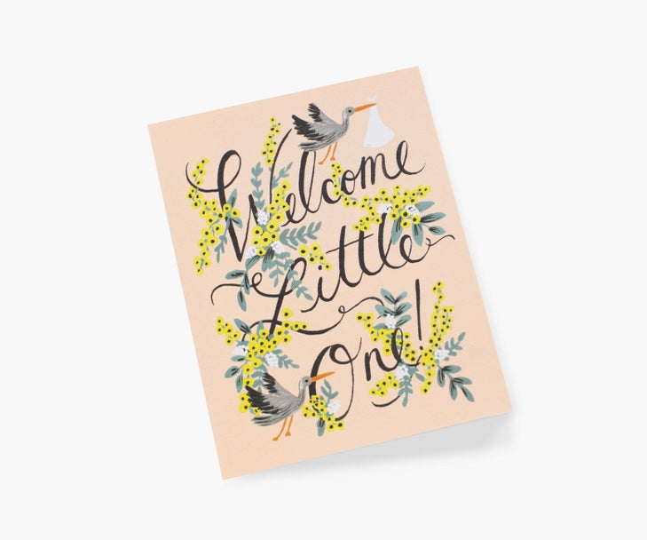Rifle Paper Co. “Welcome Little One” Card