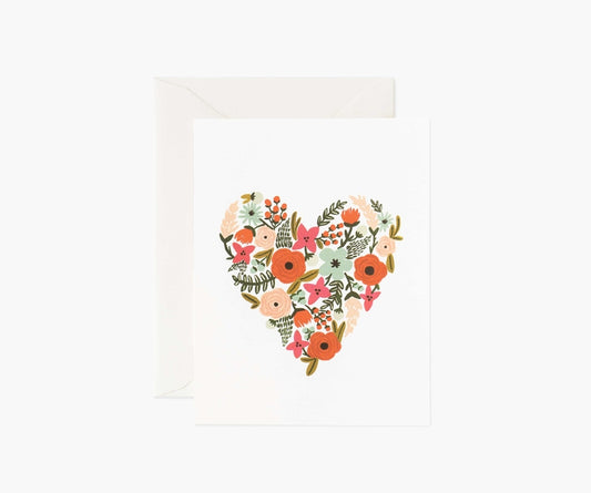 Rifle Paper Co. "Floral Heart" Greeting Card