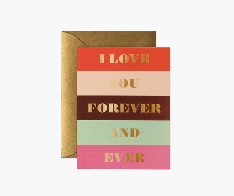 Rifle Paper Co. "Color Block Love" Greeting Card