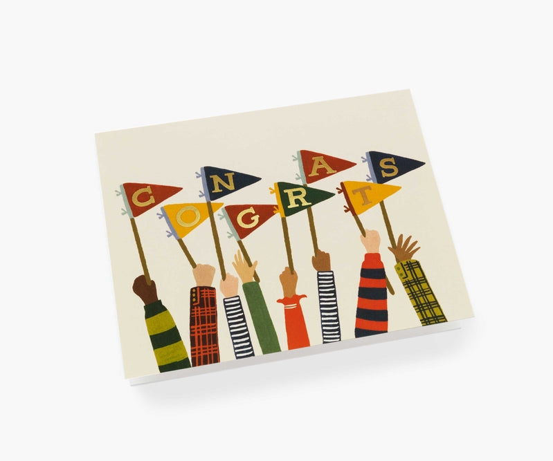 Rifle Paper Co. "Congrats Pennants" Card