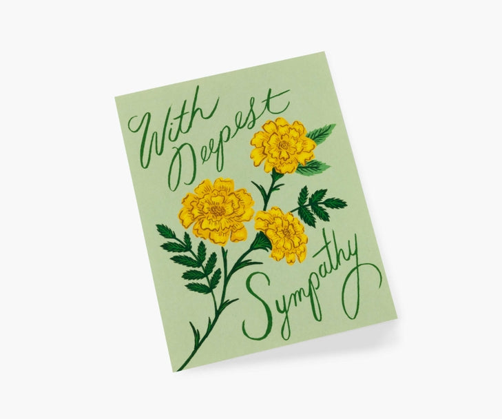 Rifle Paper Co. "Marigold Sympathy" Card