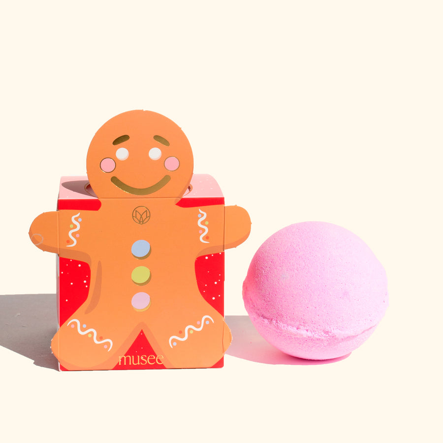 Musee "Gingerbread Man" Boxed Bath Balm