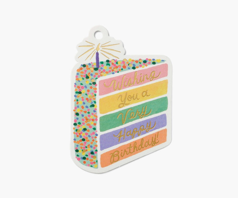 Rifle Paper Co. "Cake Slice" Gift Tags-Set of 8