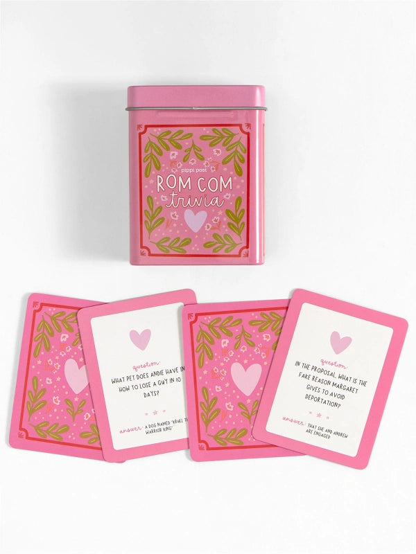 Pippi Post "Rom Com" Trivia Cards