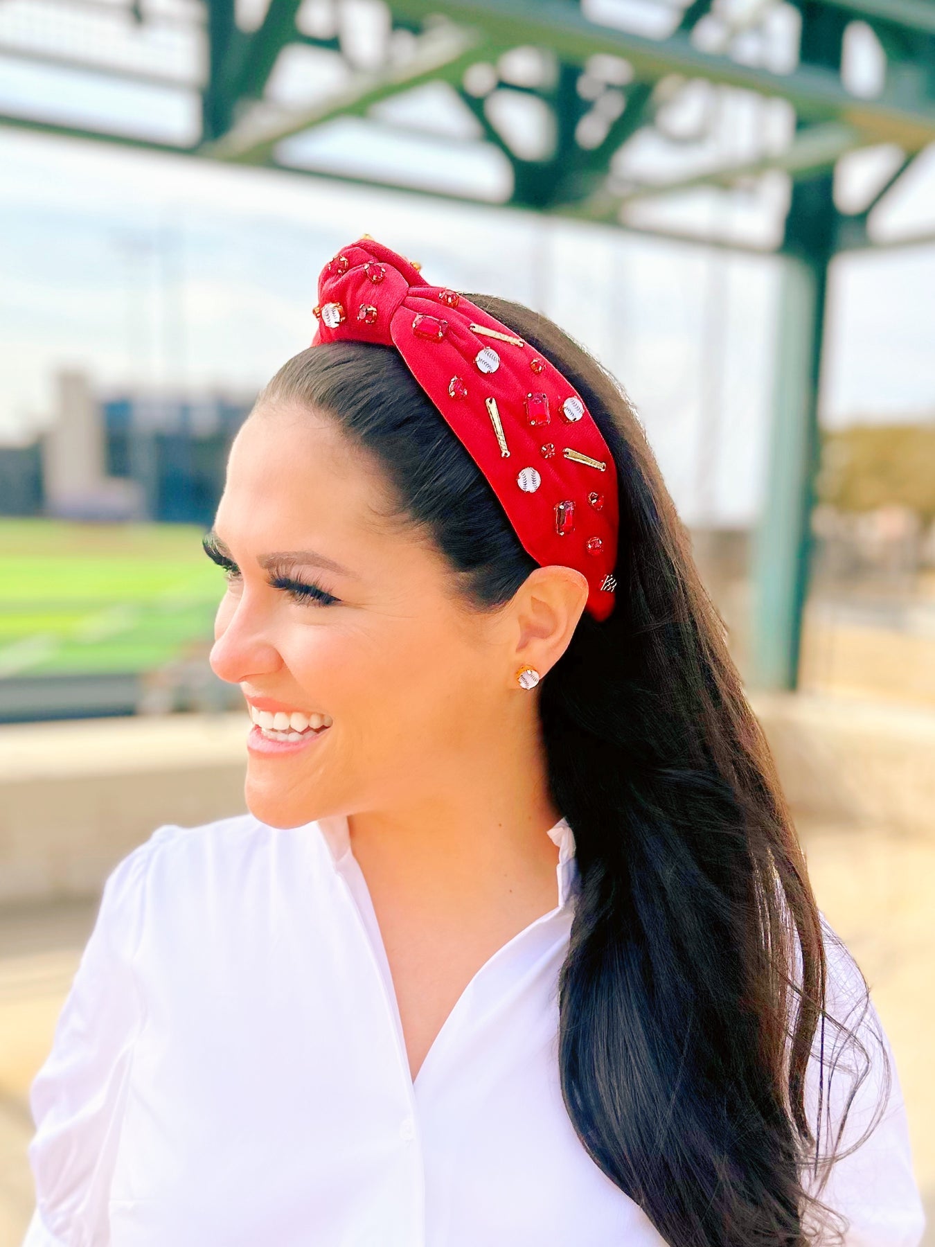 Brianna Cannon “Fan Gear Baseball” Studs