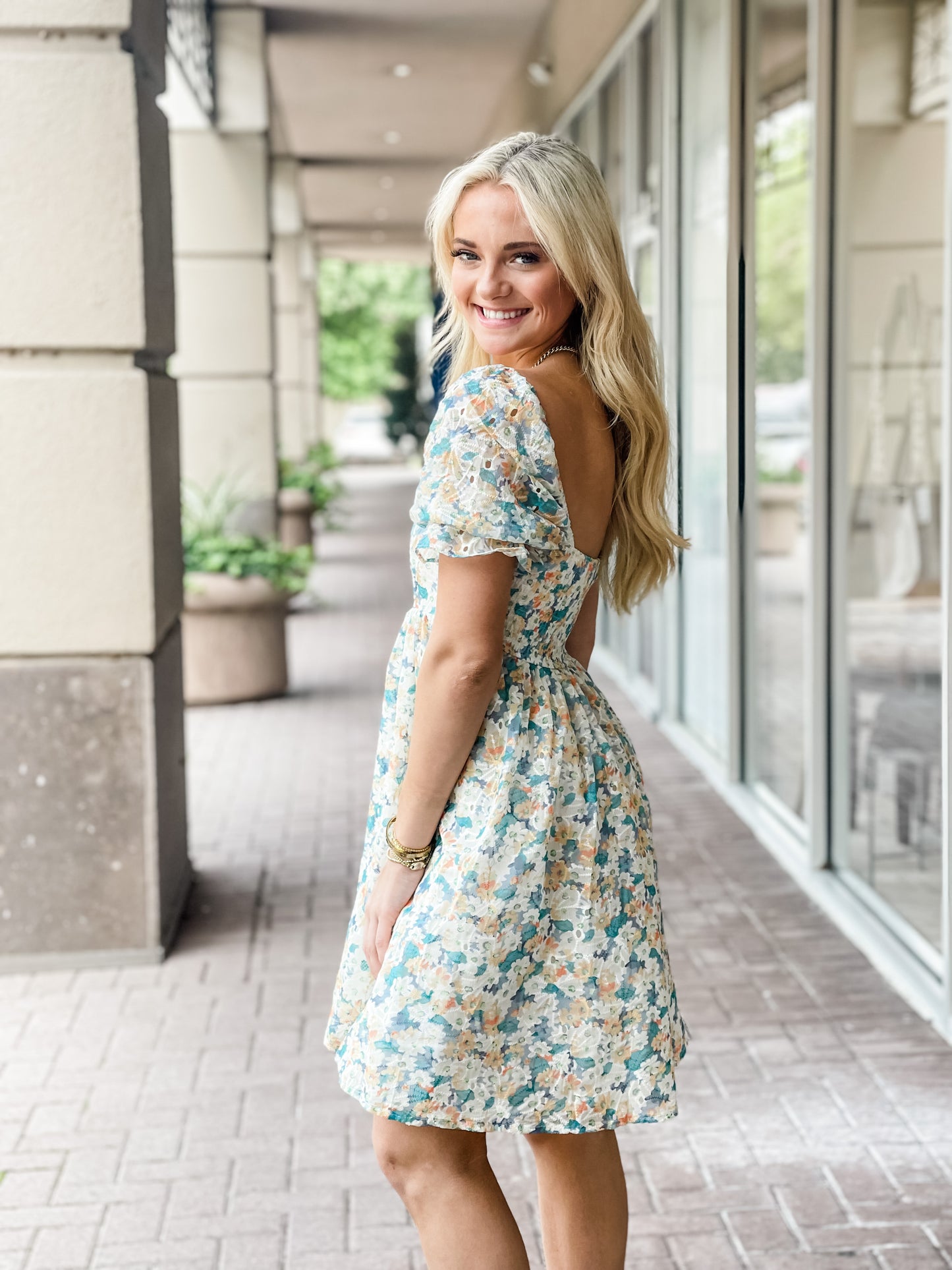 Meet Me in Santorini "Sadie" Princess Dress-Green Garden