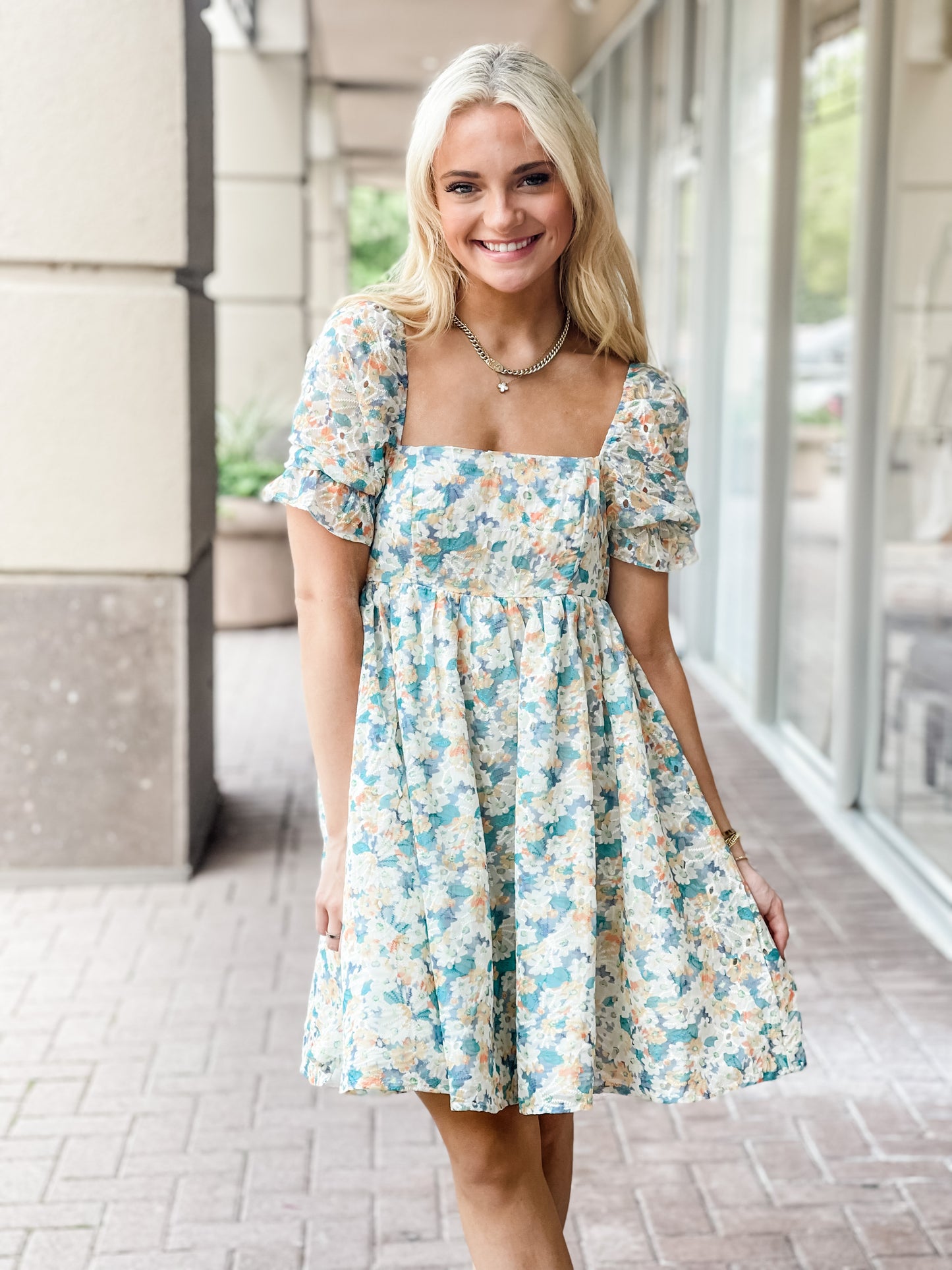 Meet Me in Santorini "Sadie" Princess Dress-Green Garden