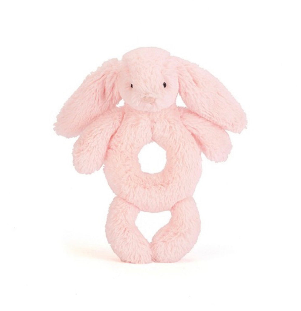 Jellycat Baby Bashful Pink Bunny Ring Rattle