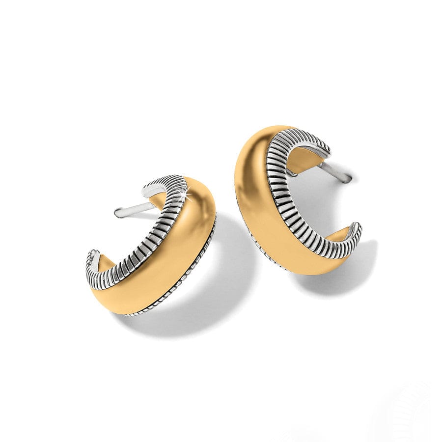 Brighton Interlok Noir Gold Small Hoop Gift Box