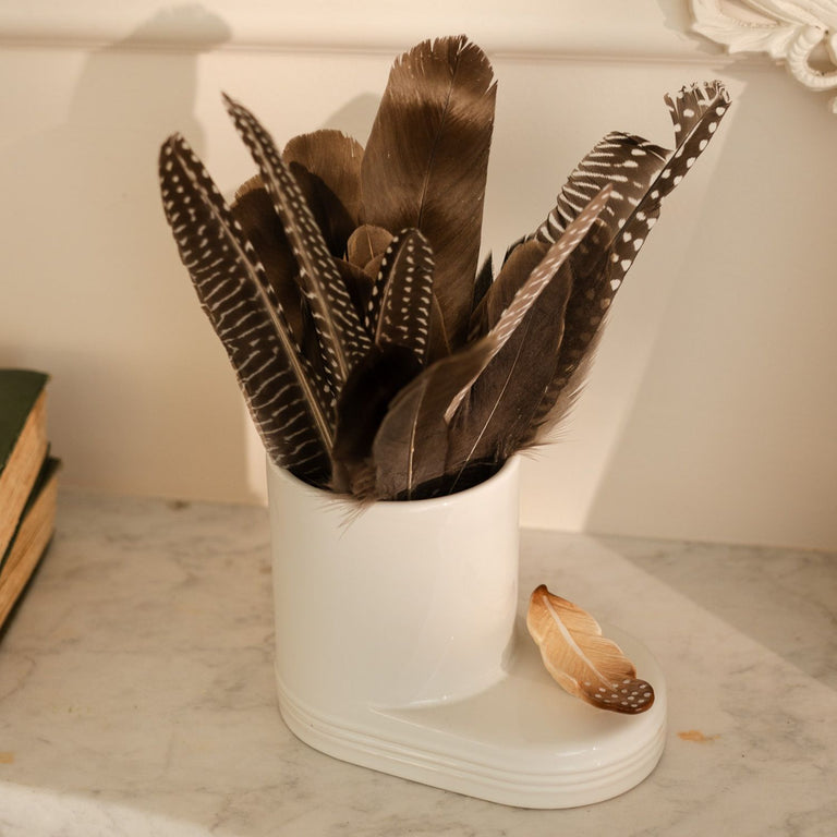 A450 Nora Fleming "Creative Quill" (Feather) Mini