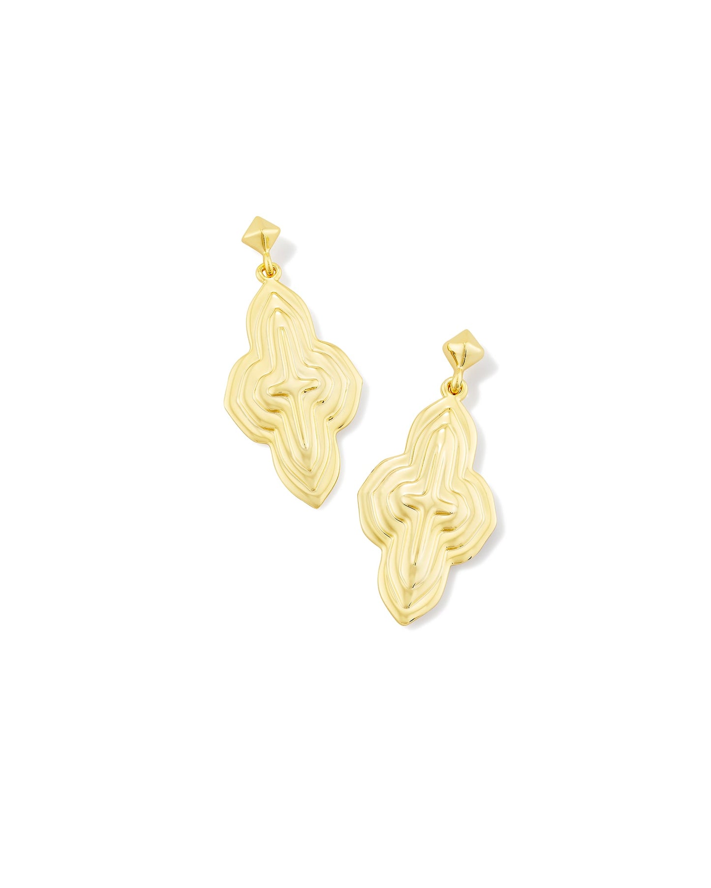 Kendra Scott Abbie Metal Drop Earring-Gold or Silver