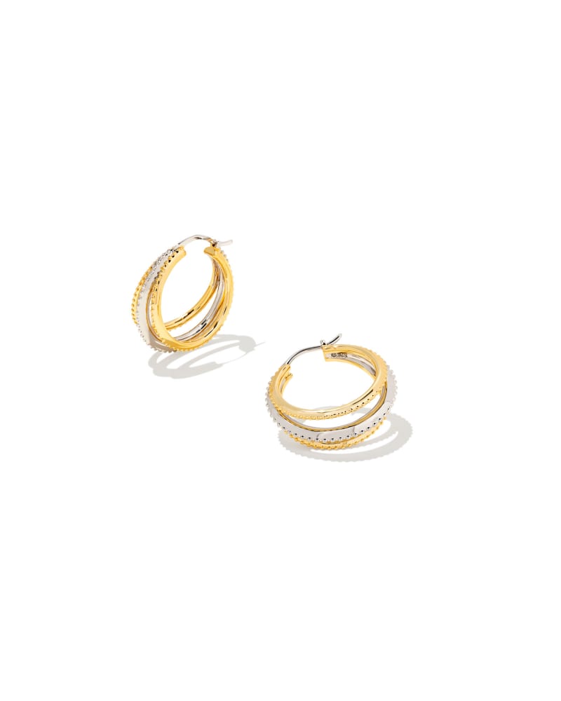 Kendra Scott Dana Small Hoop- Mixed Metal