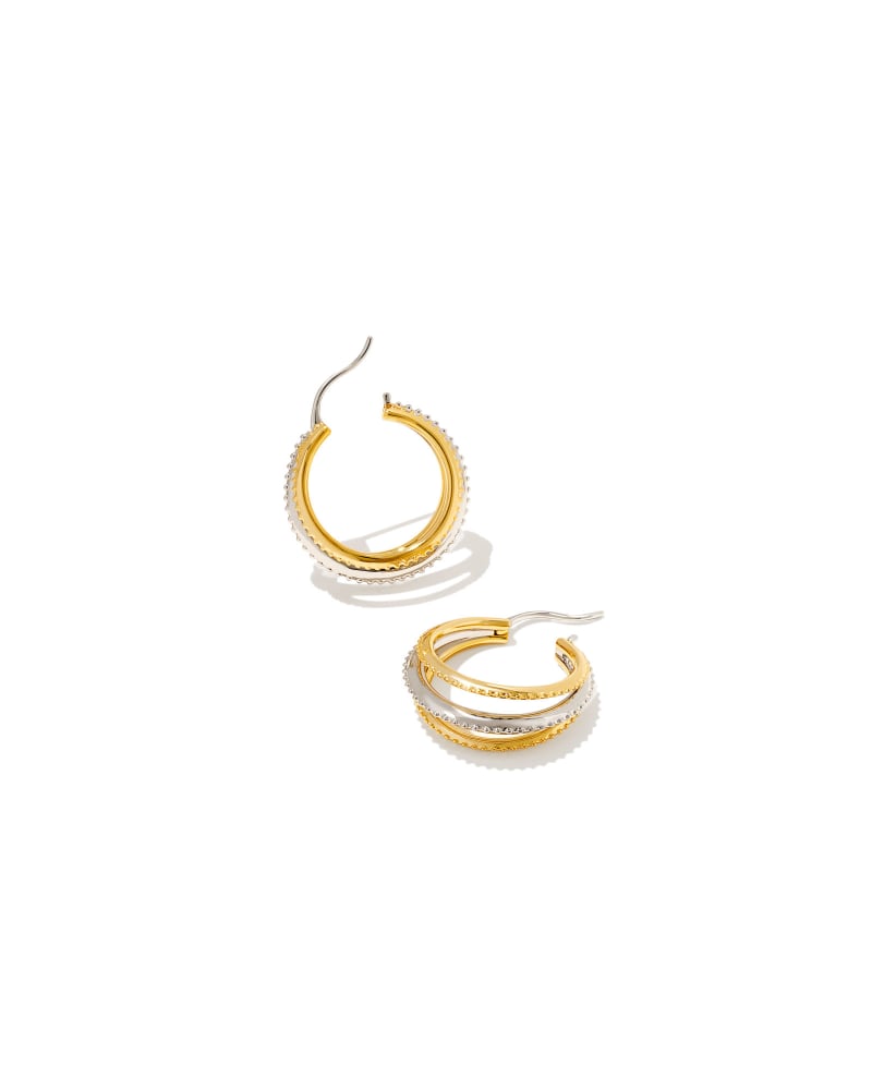 Kendra Scott Dana Small Hoop- Mixed Metal