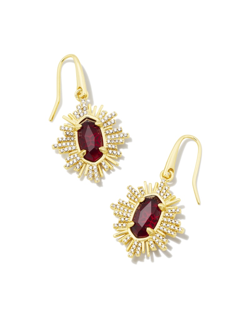 Kendra scott hot sale ruby earrings