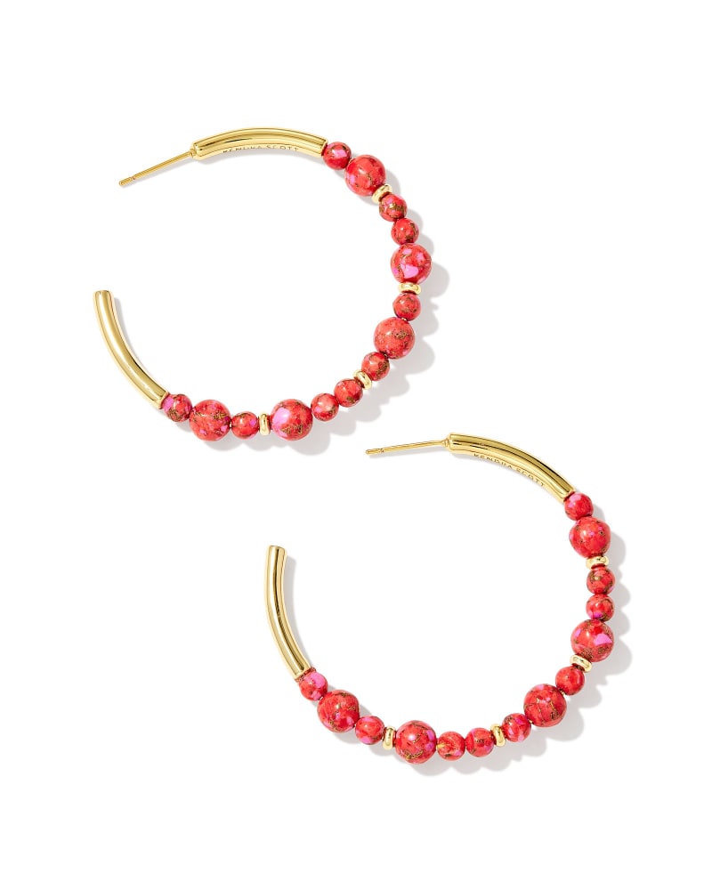 Kendra Scott Jovie Beaded Hoop Earring- 2 Colors