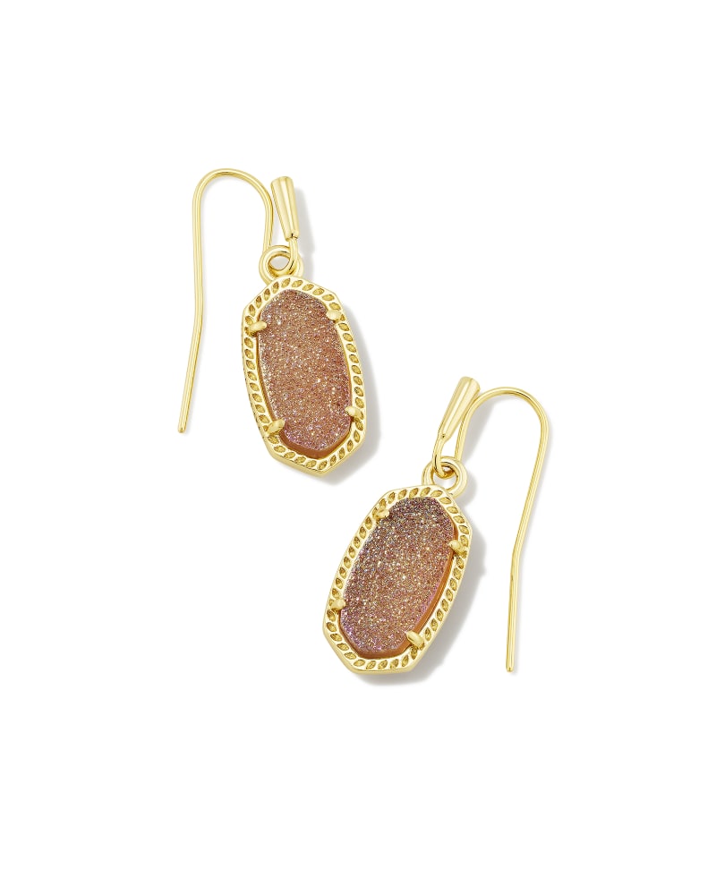 Kendra Scott Lee Earring- Gold Spicy Drusy