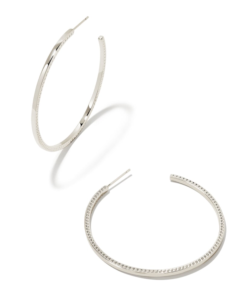 Kendra Scott Sylvie Large Hoop Earring-Gold or Silver