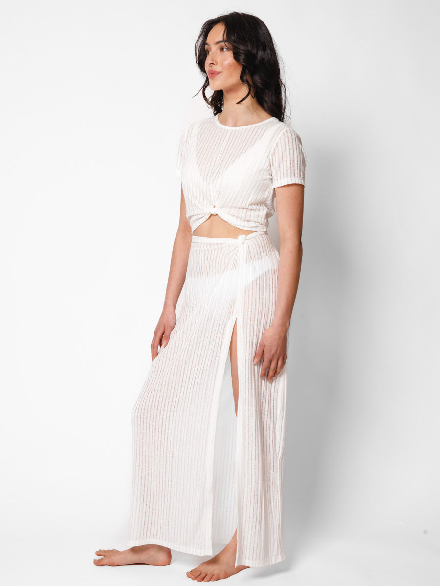Koy Resort “Tofino” Skirt-White