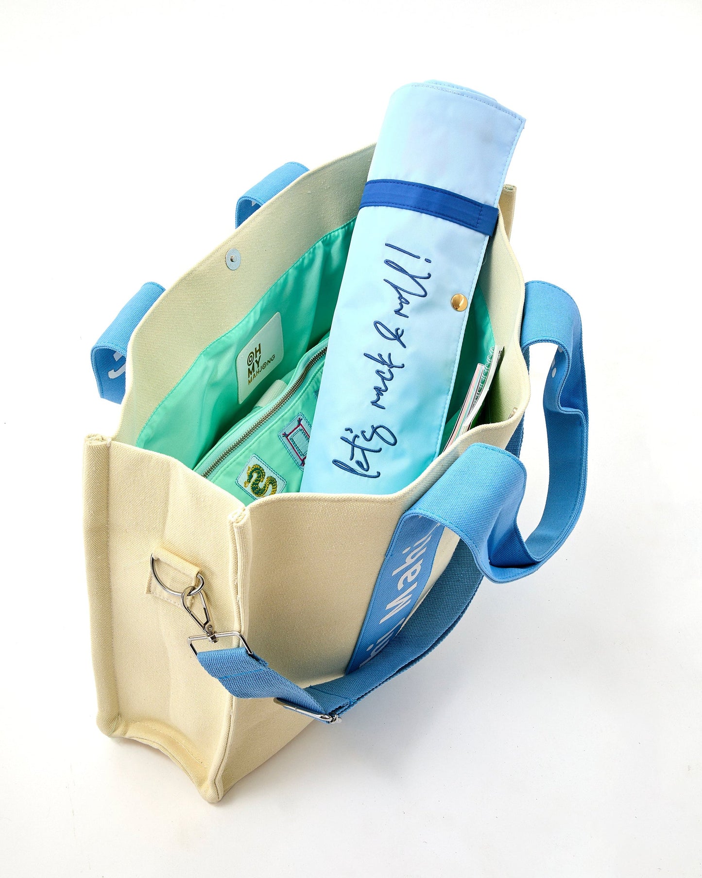 Oh My Mahjong Mahj it All-Light Blue
