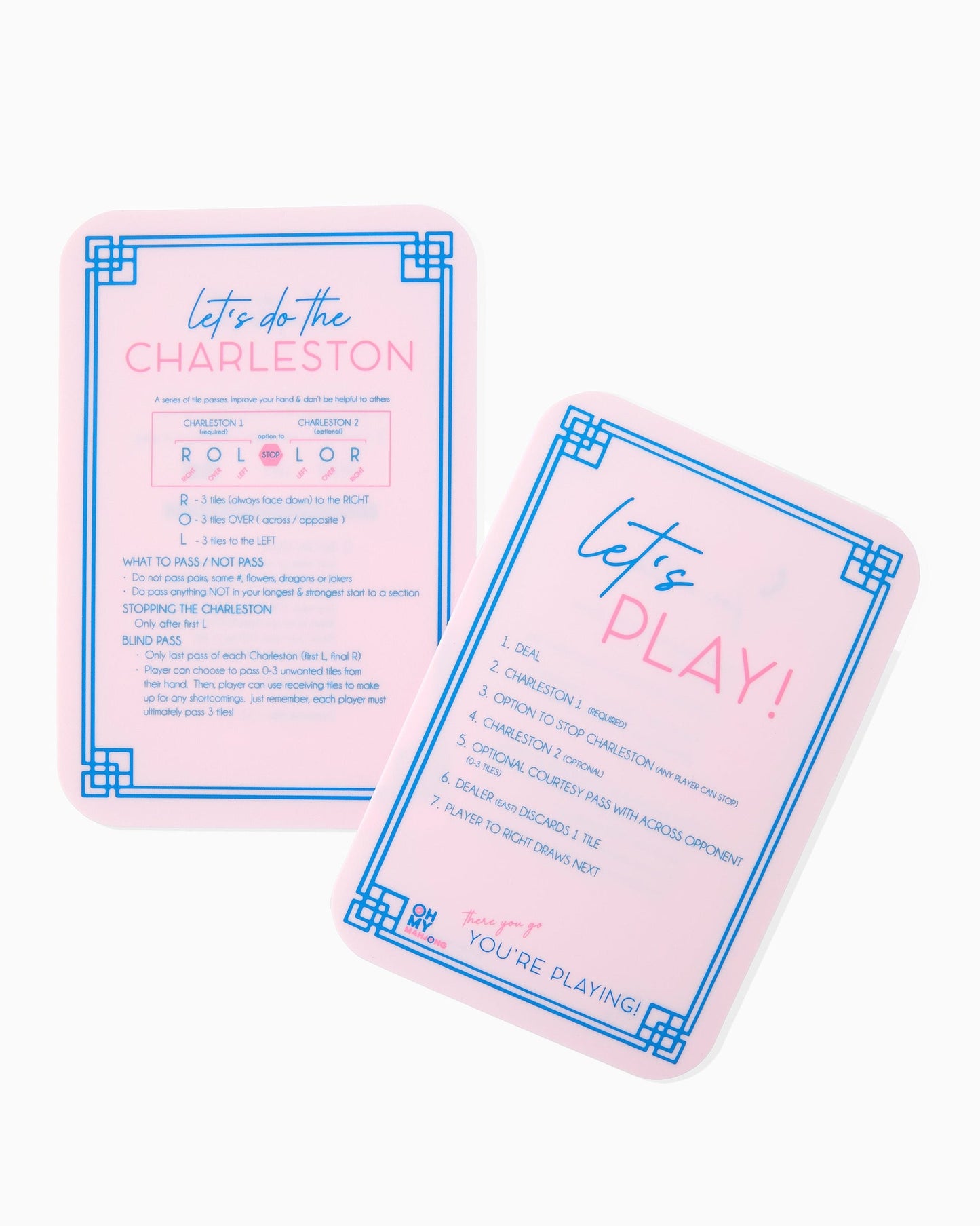 Oh My Mahjong Shufflers-Light Pink