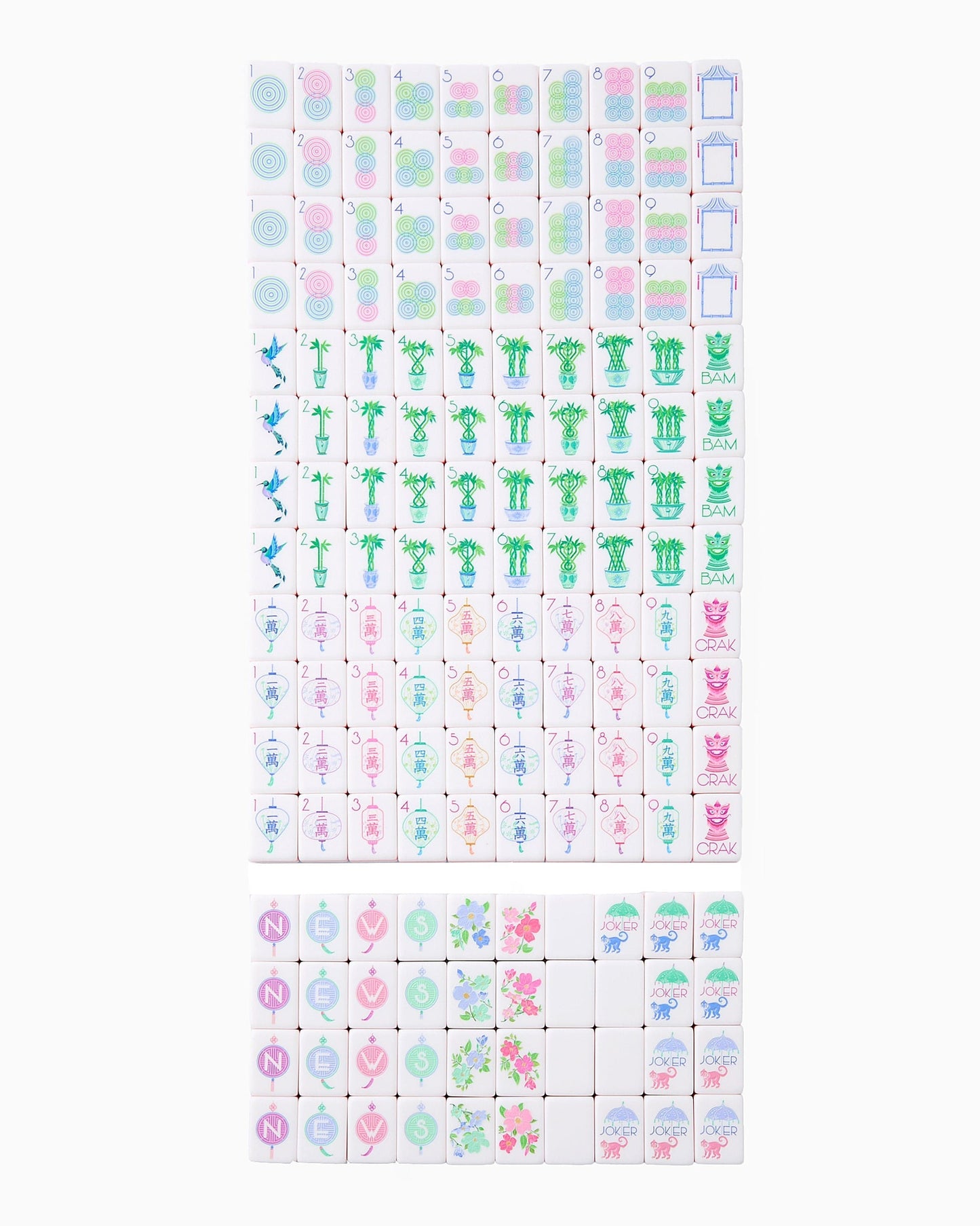 Oh My Mahjong Tiles-Luminaire