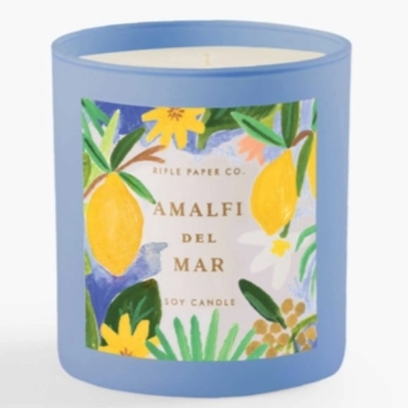Rifle Paper Co. "Amalfi del Mar" 9.5oz Glass Candle