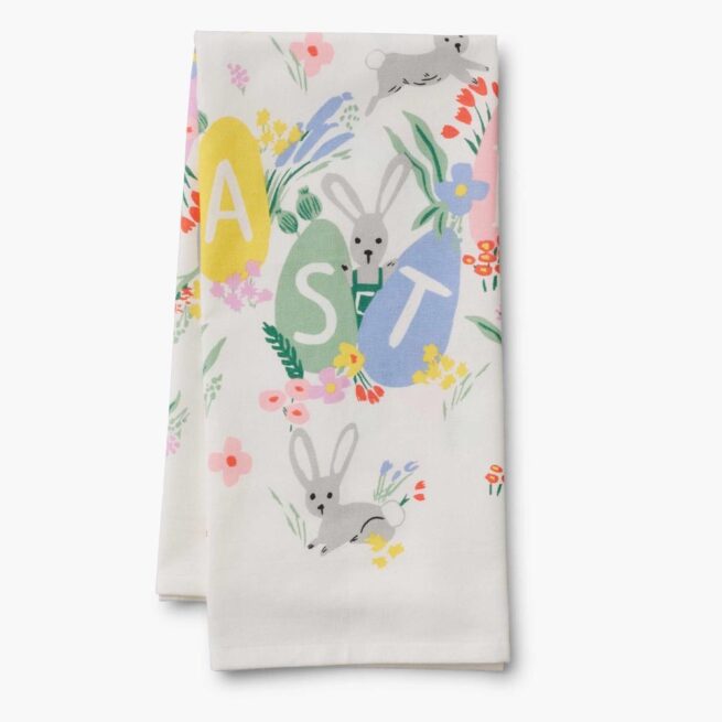 Rifle Paper Co. "Happy Easter" Tea Towel