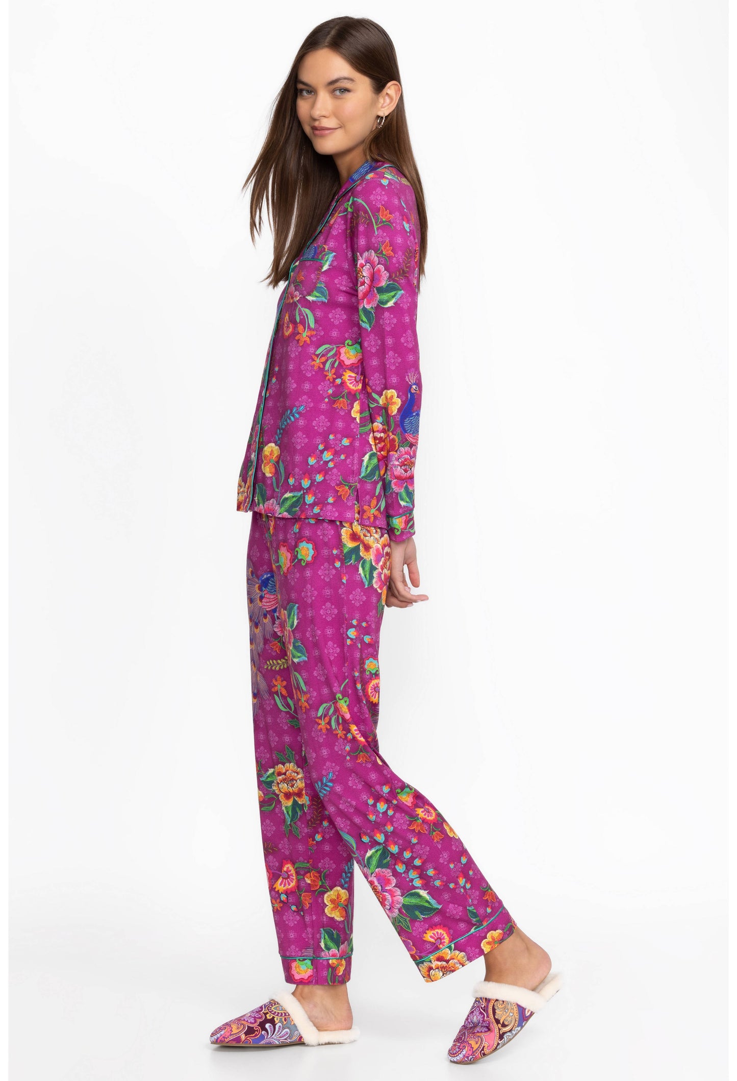 Johnny Was Carly Long PJ Set-Darnahta