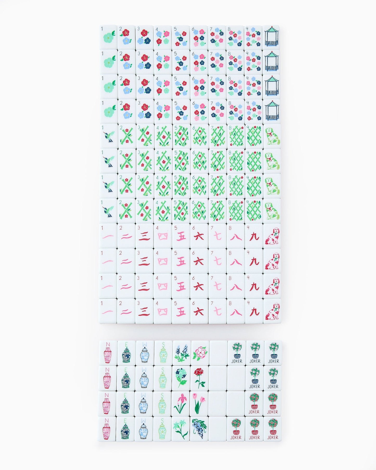 Oh My Mahjong Tiles-Nantucket x Taylor Paladino