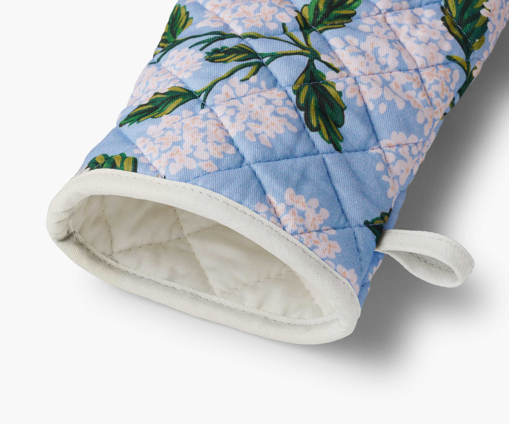 Rifle Paper Co. "Hydrangea" Oven Mitt