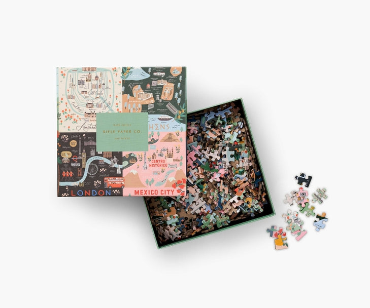 Rifle Paper Co. "Maps" Puzzle