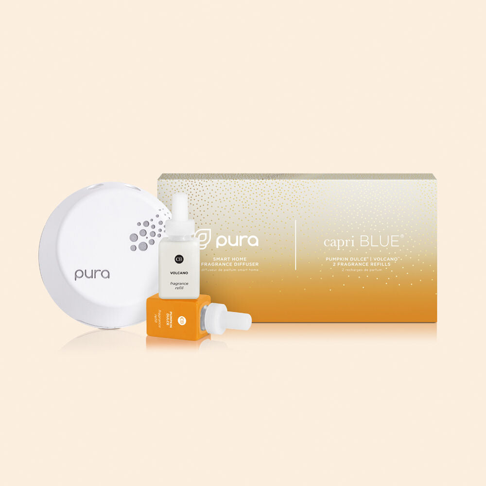Capri Blue PURA Smart Home Diffuser Kit - Volcano/Pumpkin Dulce