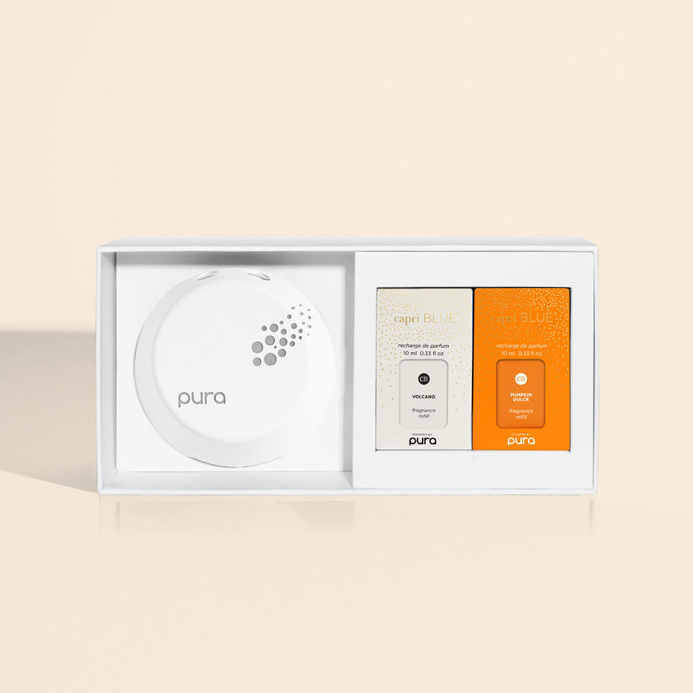Capri Blue PURA Smart Home Diffuser Kit - Volcano/Pumpkin Dulce