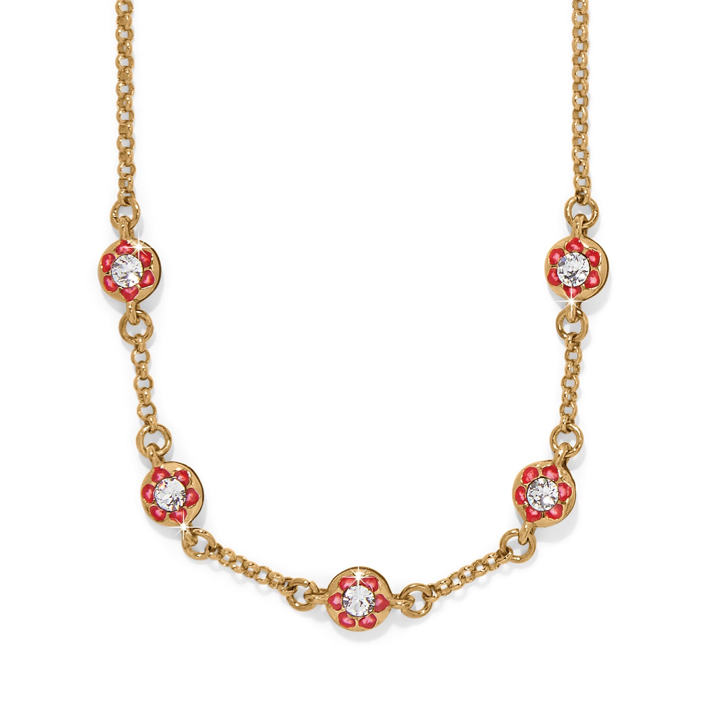 Brighton Sydney Poppy Short Necklace-Gold