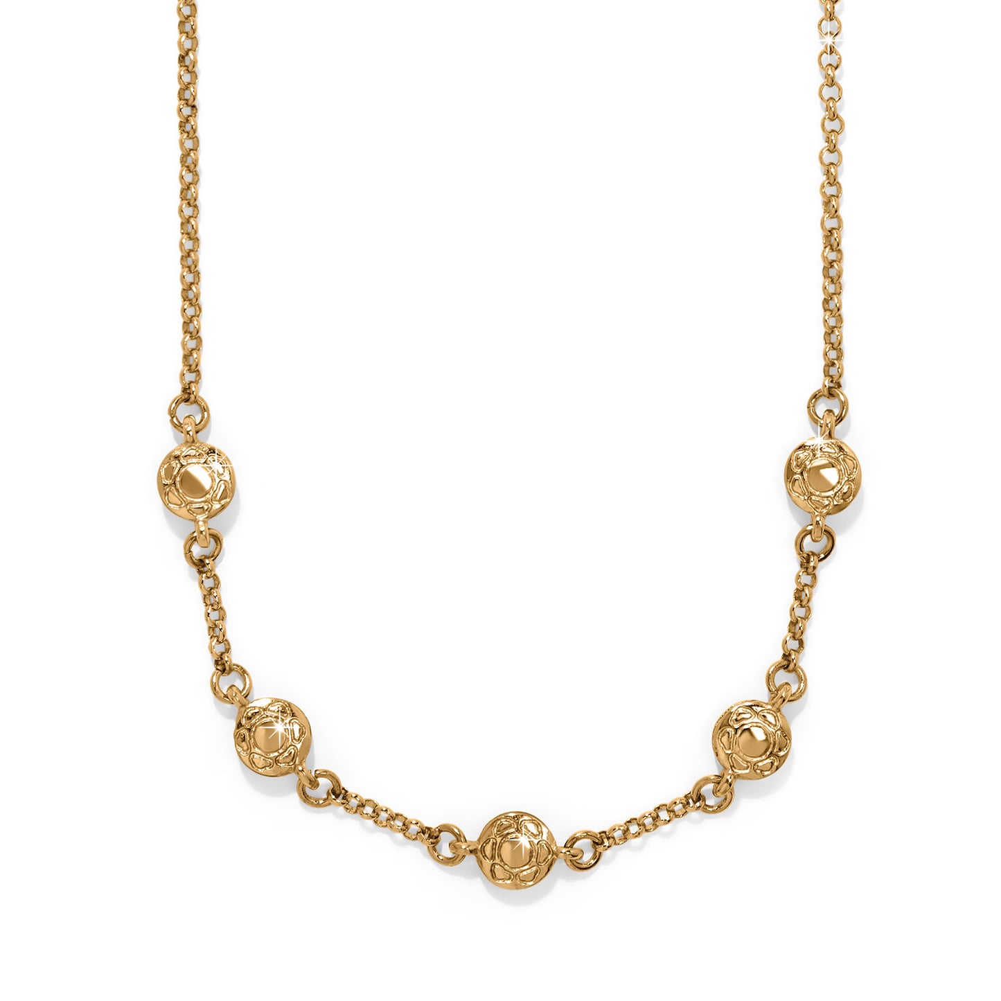 Brighton Sydney Poppy Short Necklace-Gold