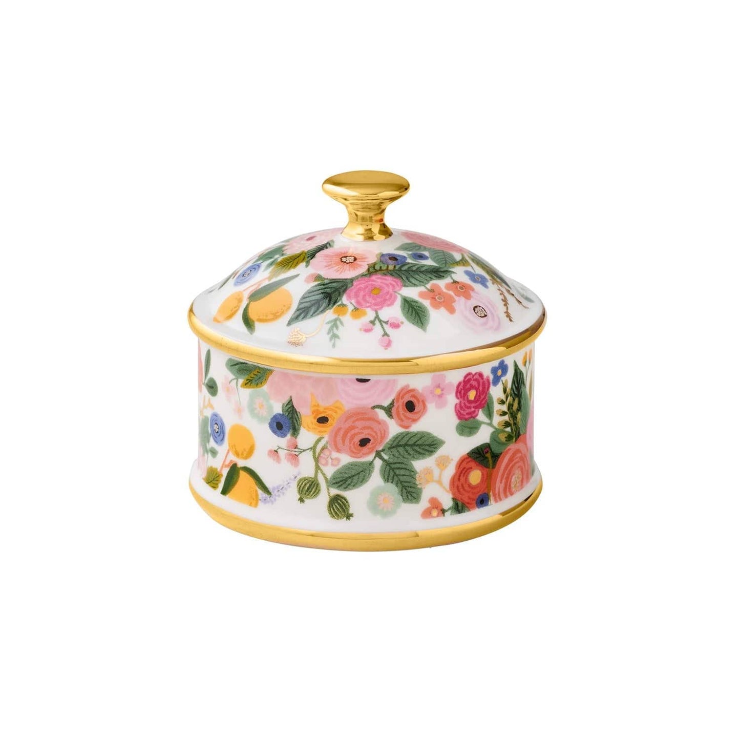 Rifle Paper Co. "Garden Party" Round Porcelain Box