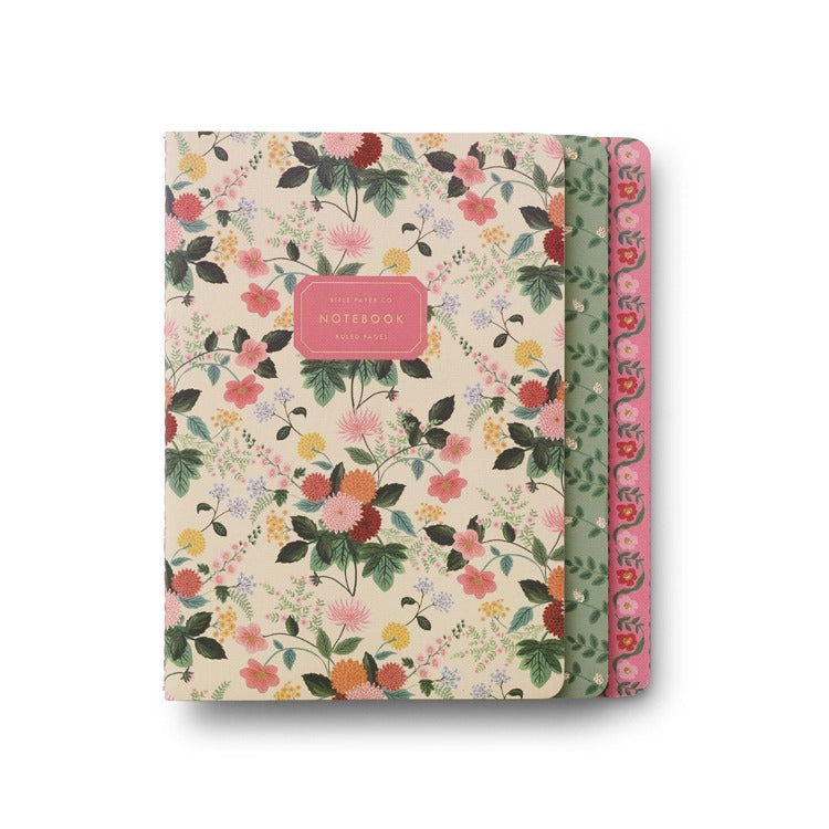 Rifle Paper Co. "Dahlia" Assorted Notebooks -Set of 3