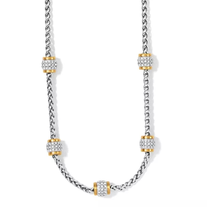 Brighton Meridian Petite Short Necklace-Silver/Gold