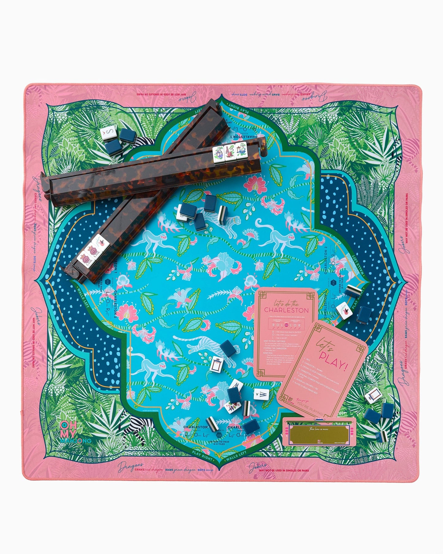 Oh My Mahjong Mahjong Mat-Serengeti x Sheridan French