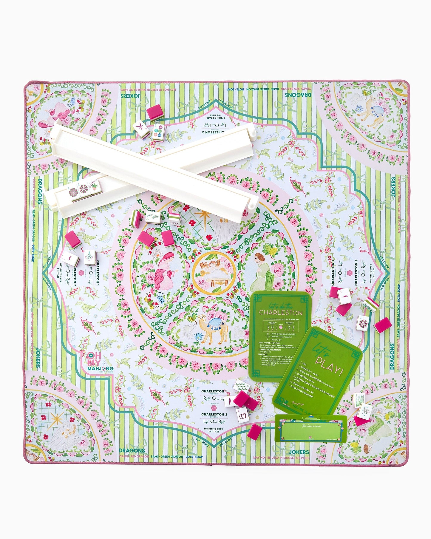Oh My Mahjong Mahjong Mat-Silent Night x Catherine Cartie