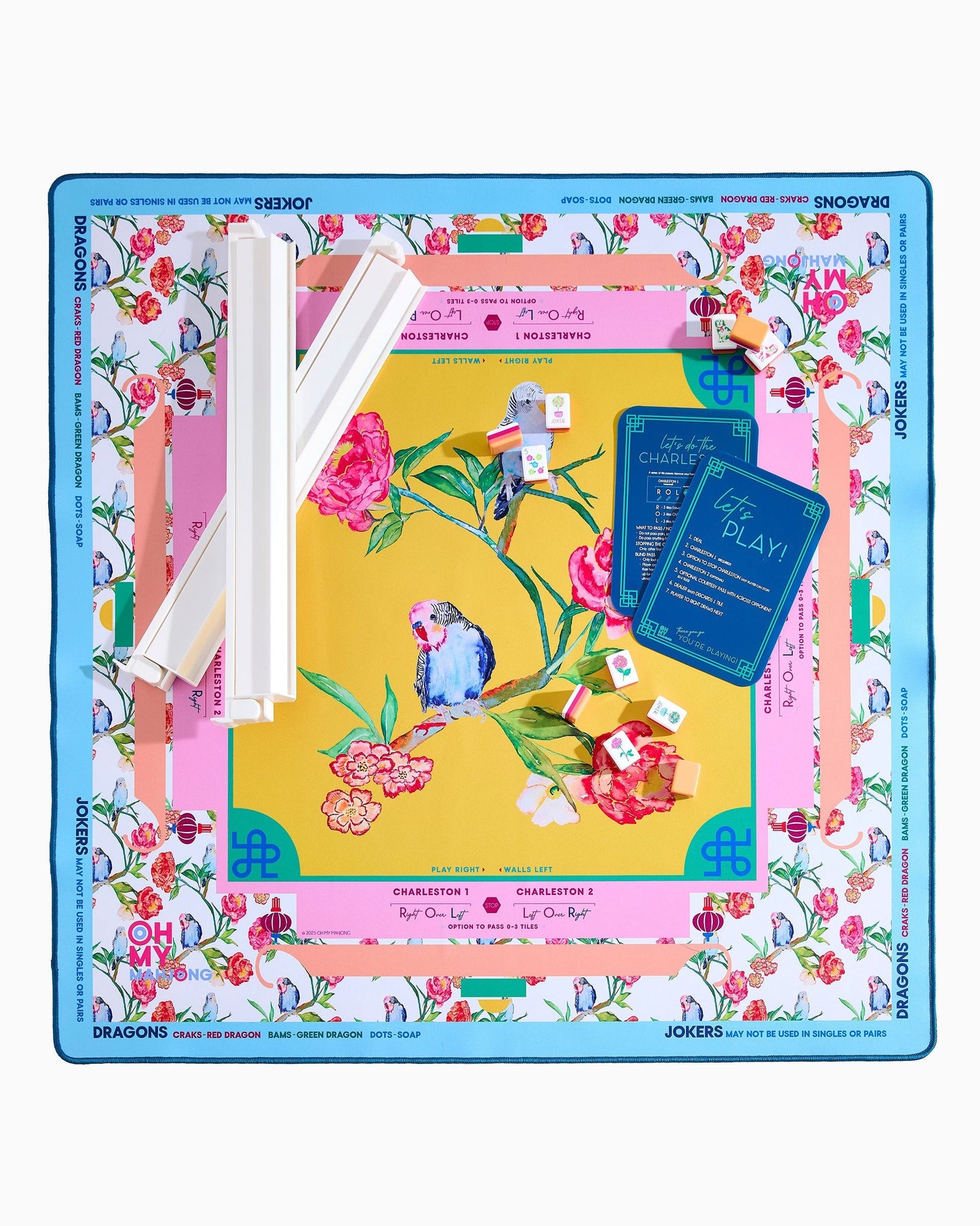 Oh My Mahjong “Spring Fling” Mahjong Mat