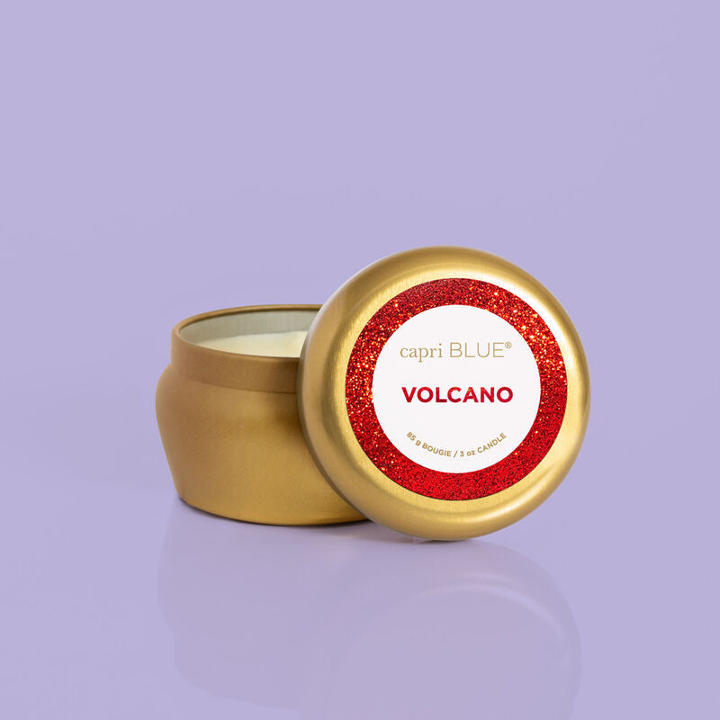 Capri Blue 3oz. Glam Mini Tin - Volcano