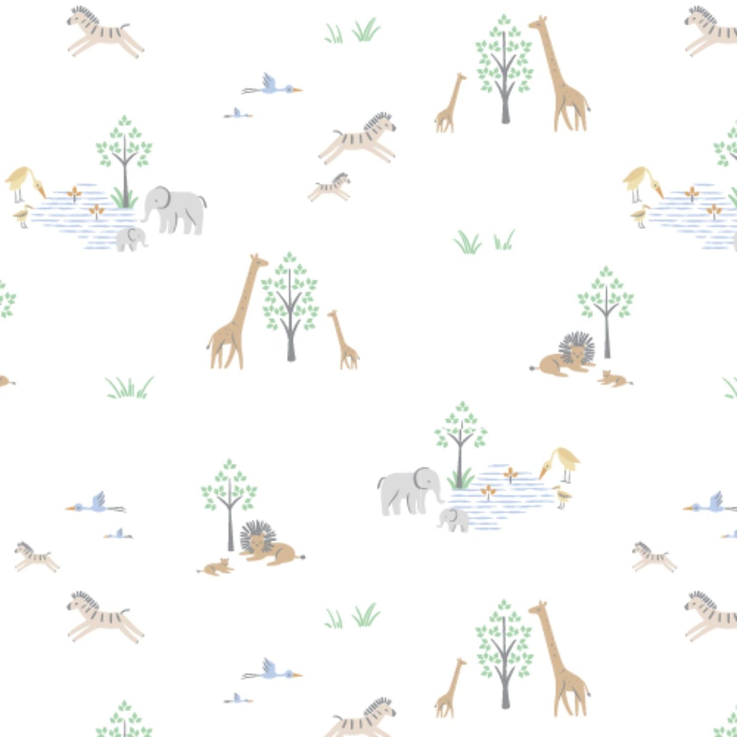 Magnetic Me "Serene Safari" Footie-White