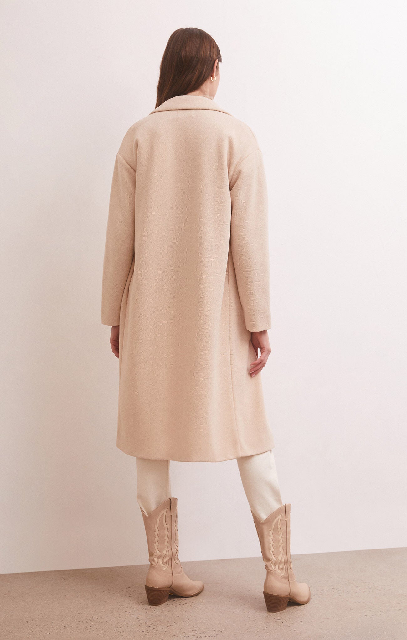 Z Supply Mason Coat-Light Oatmeal Heather