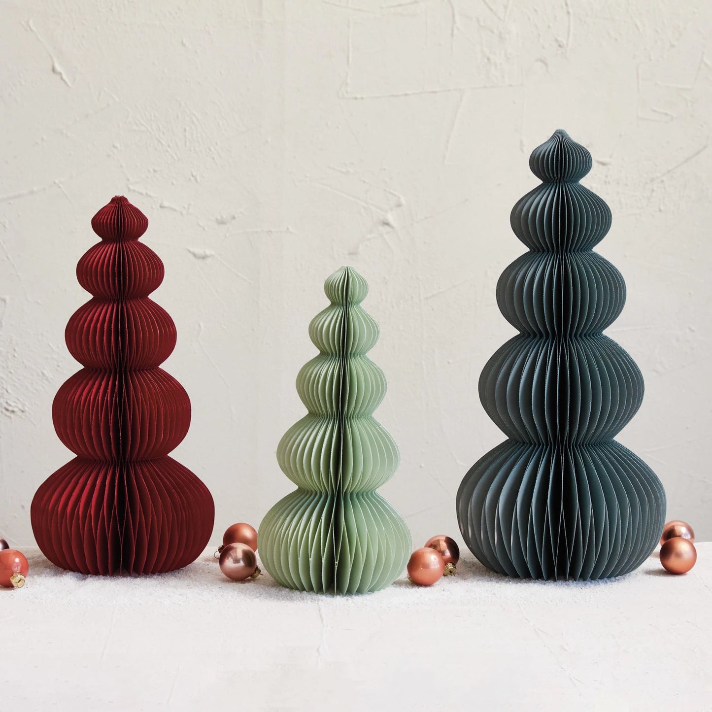 Paper Folding Honeycomb Tree-Mint