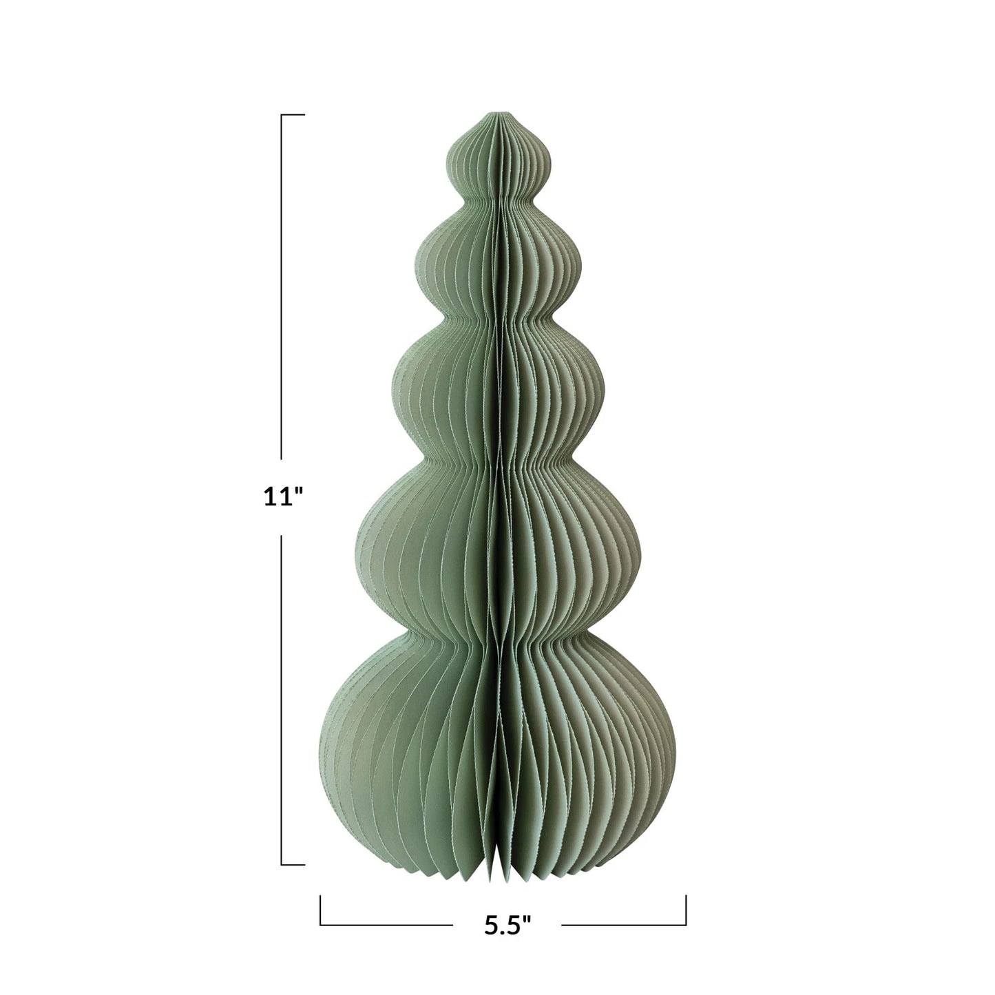 Paper Folding Honeycomb Tree-Mint