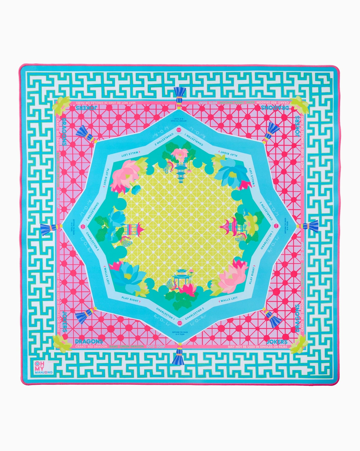 Oh My Mahjong Mahjong Mat-Zen Glow
